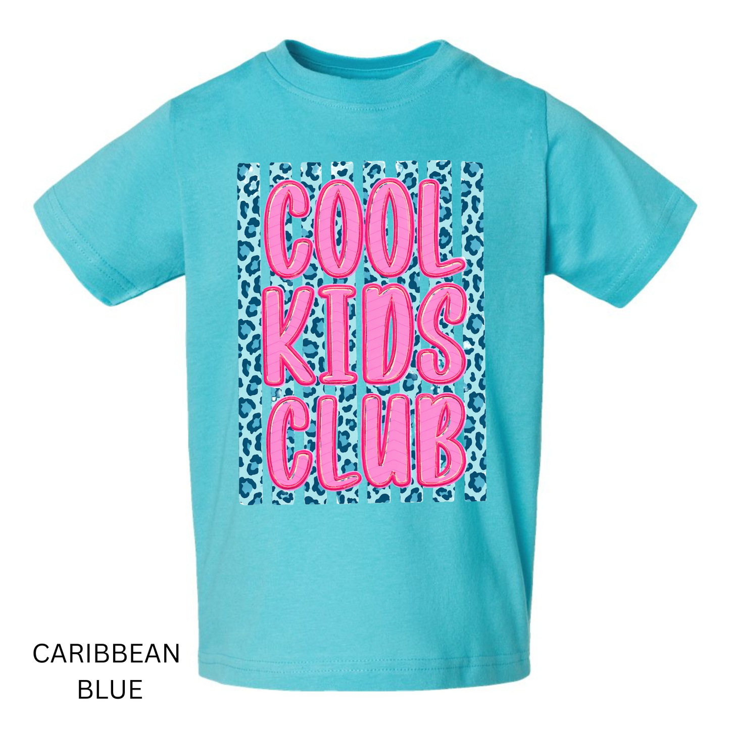 Cool Kids Club Shirt – Trendy Leopard Print Toddler Shirt Twice the Charm Boutique