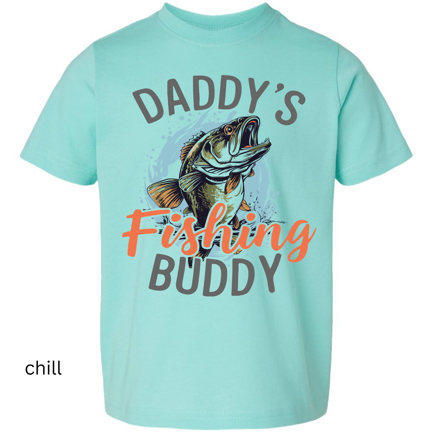 Daddy’s Fishing Buddy Kids Shirt – Toddler Fishing Tee Twice the Charm Boutique