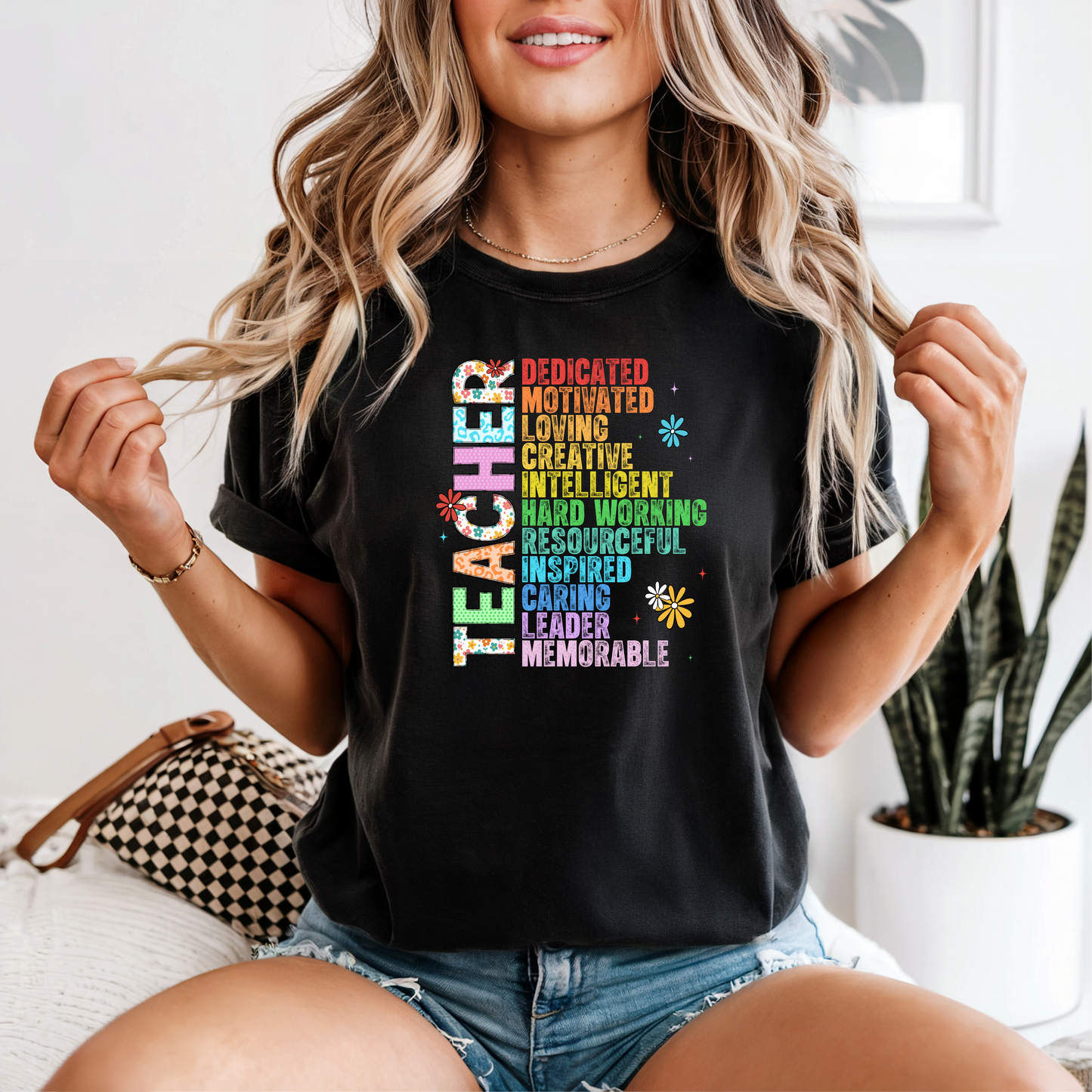 Rainbow TEACHER Tee