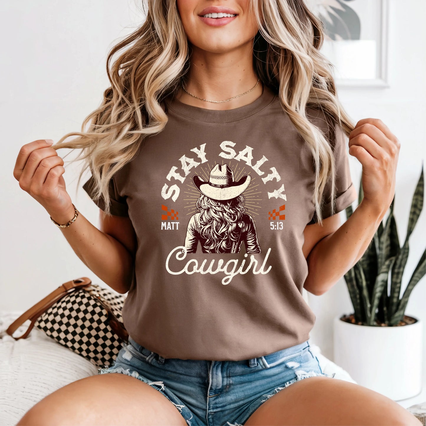 “Stay Salty Cowgirl” Tee My Store