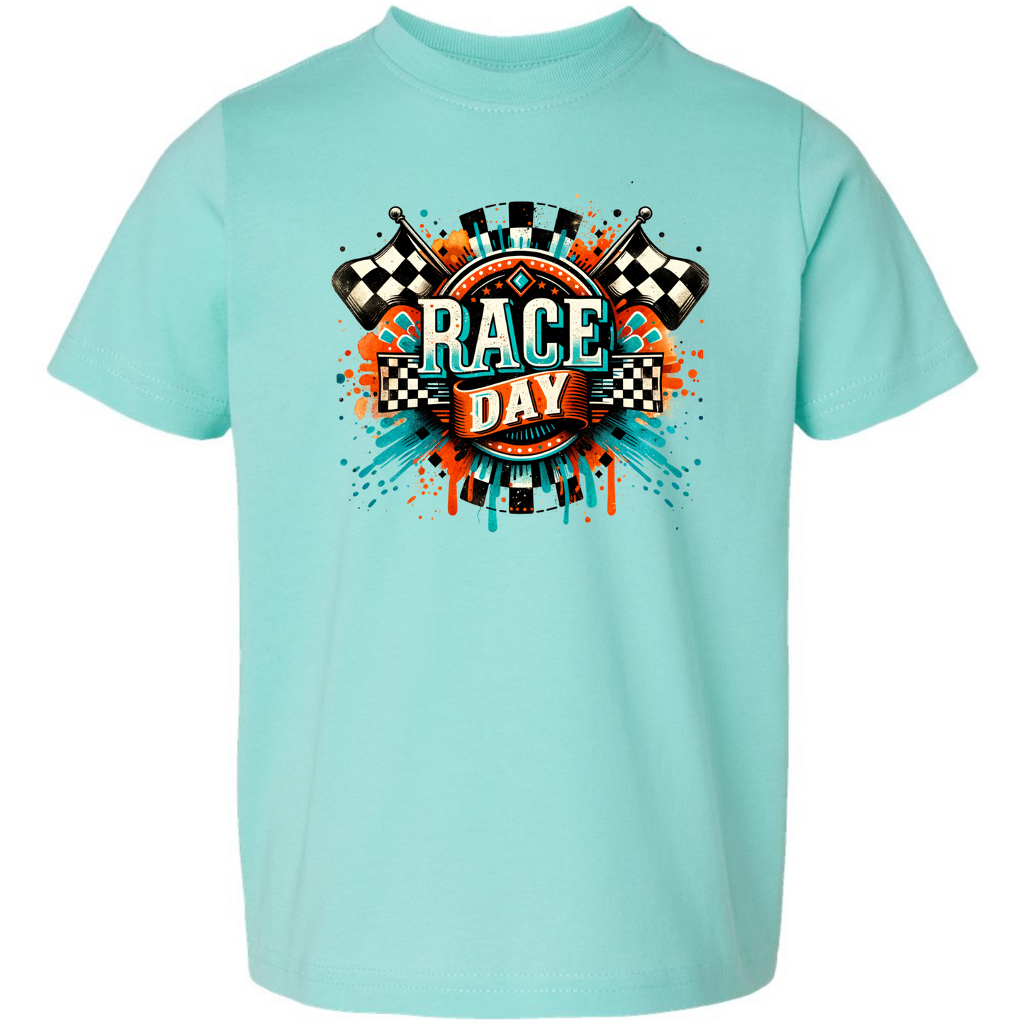 Race Day Checkered Flag Tee