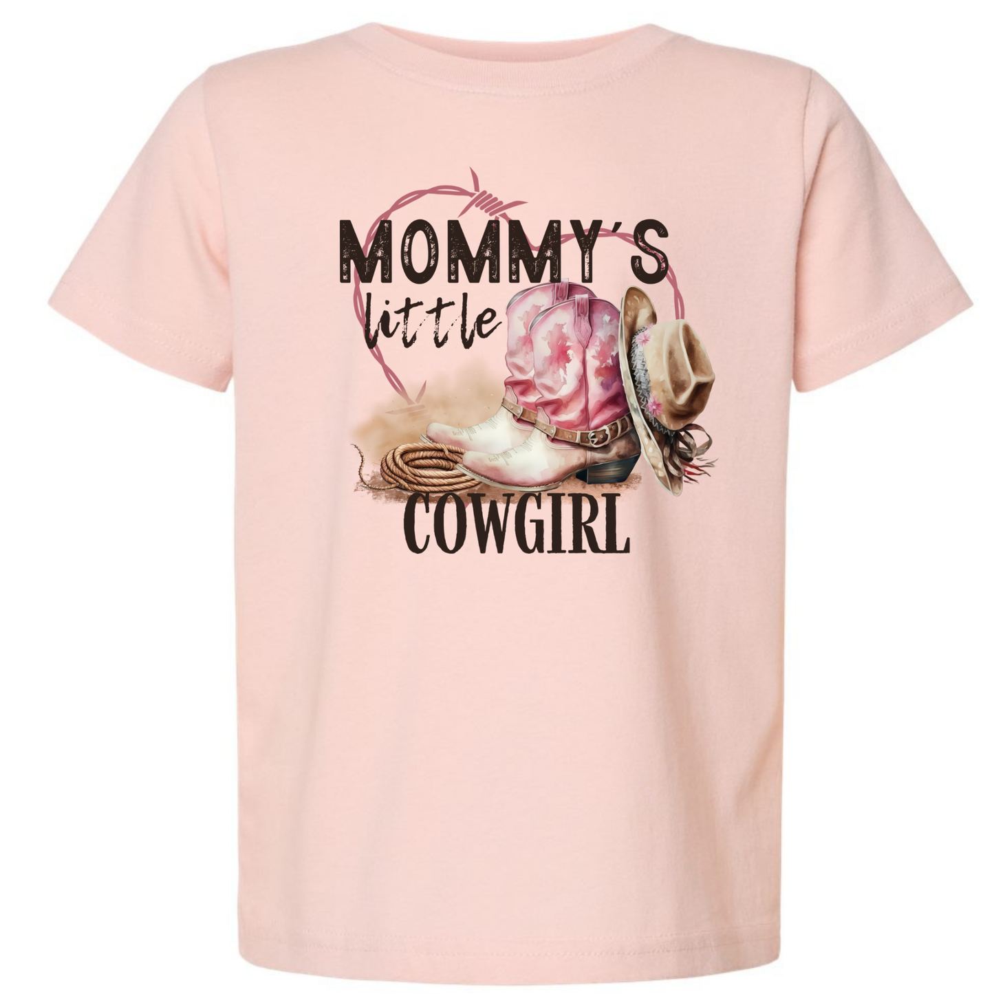 Mommy’s Little Cowgirl Kids Graphic Tee
