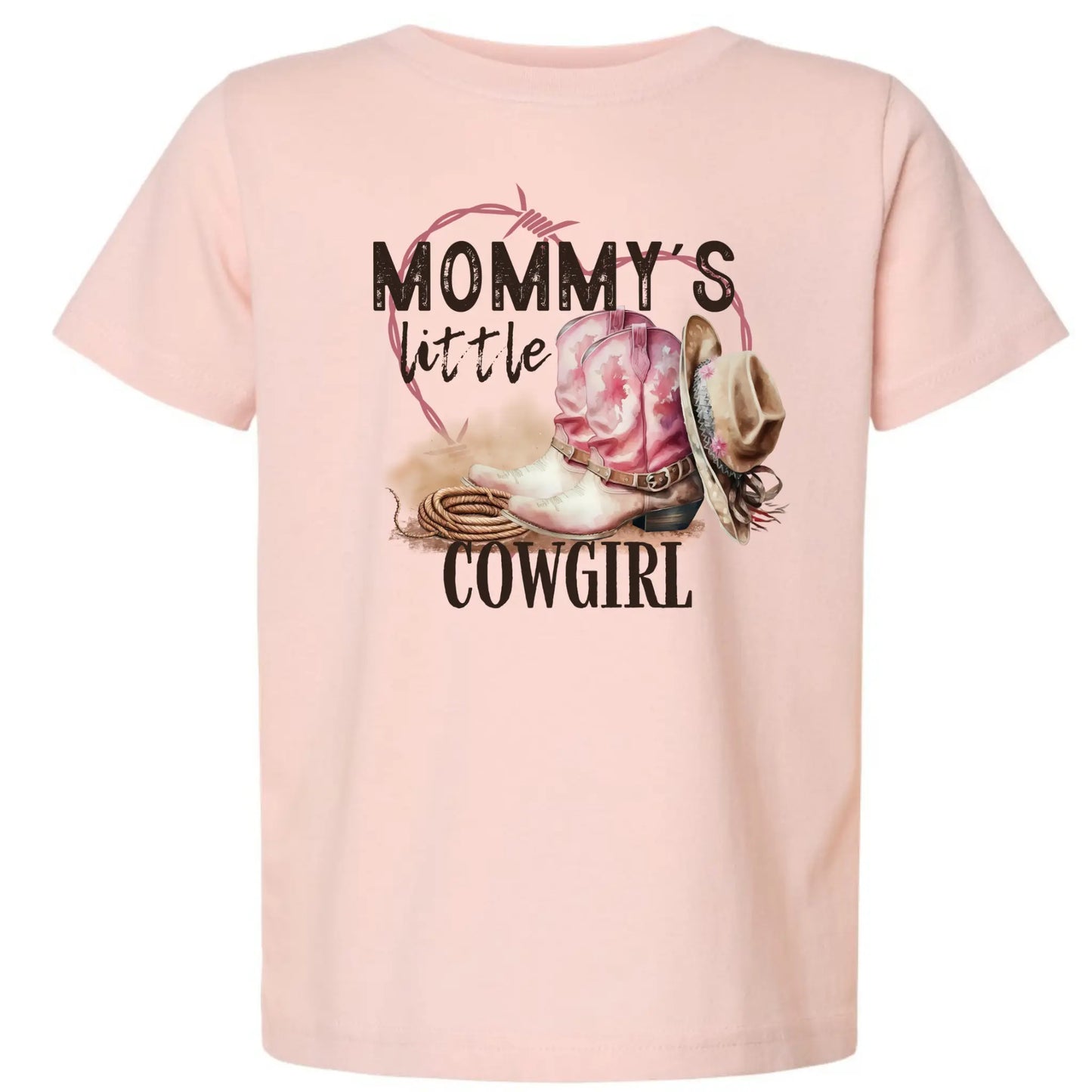 Mommy’s Little Cowgirl Kids Graphic Tee My Store