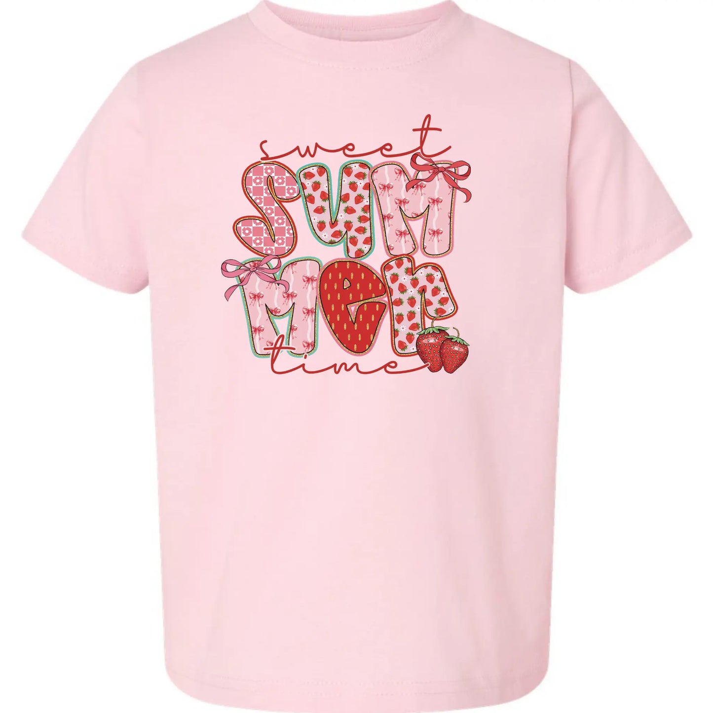 Sweet Summertime Strawberry Tee Twice the Charm Boutique