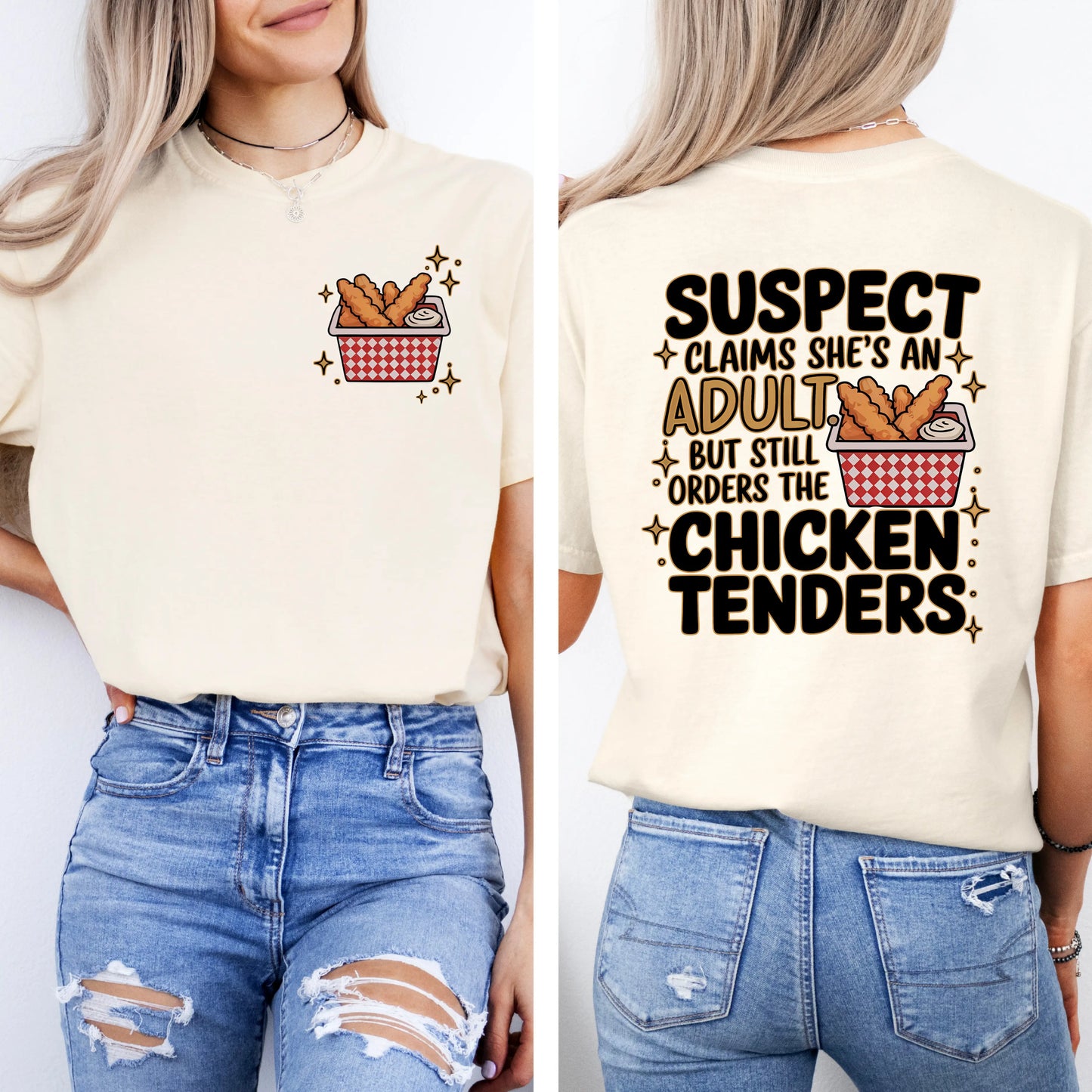 Chicken Tenders Adult Tee My Store