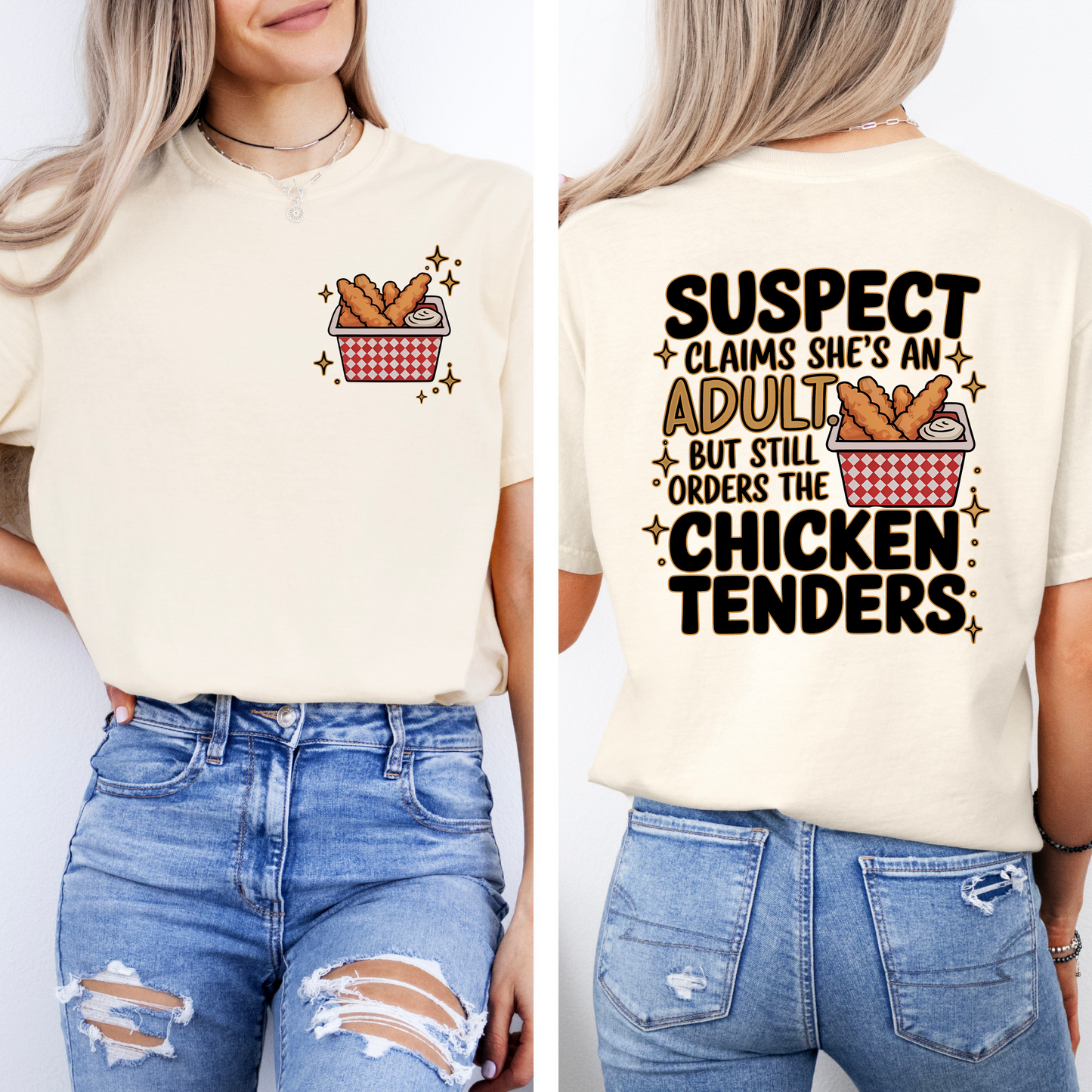 Chicken Tenders Adult Tee