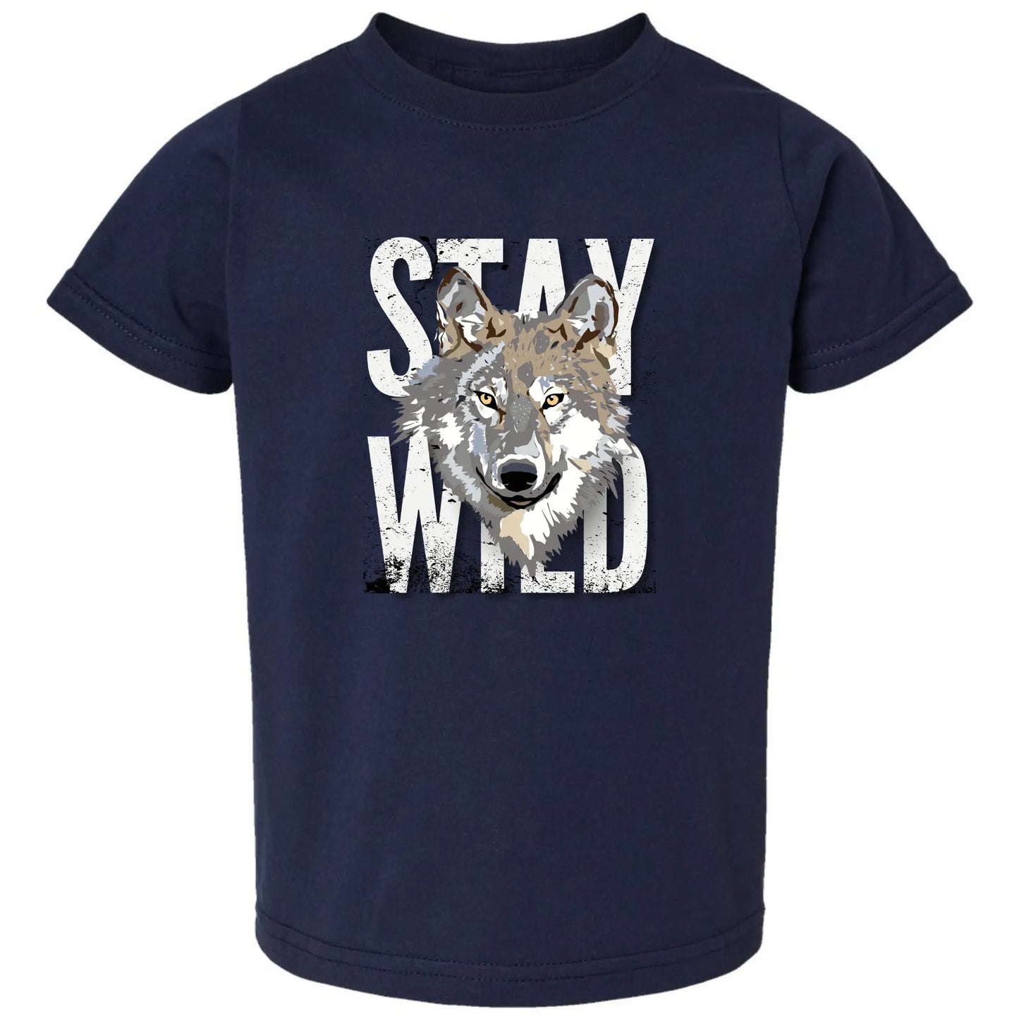 Stay Wild Wolf Tee My Store