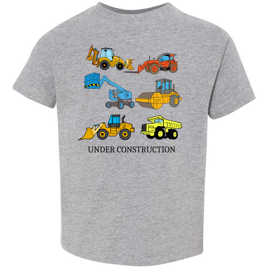 Under Construction Kids Graphic Tee
