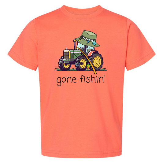Gone Fishin’ Tractor Tee