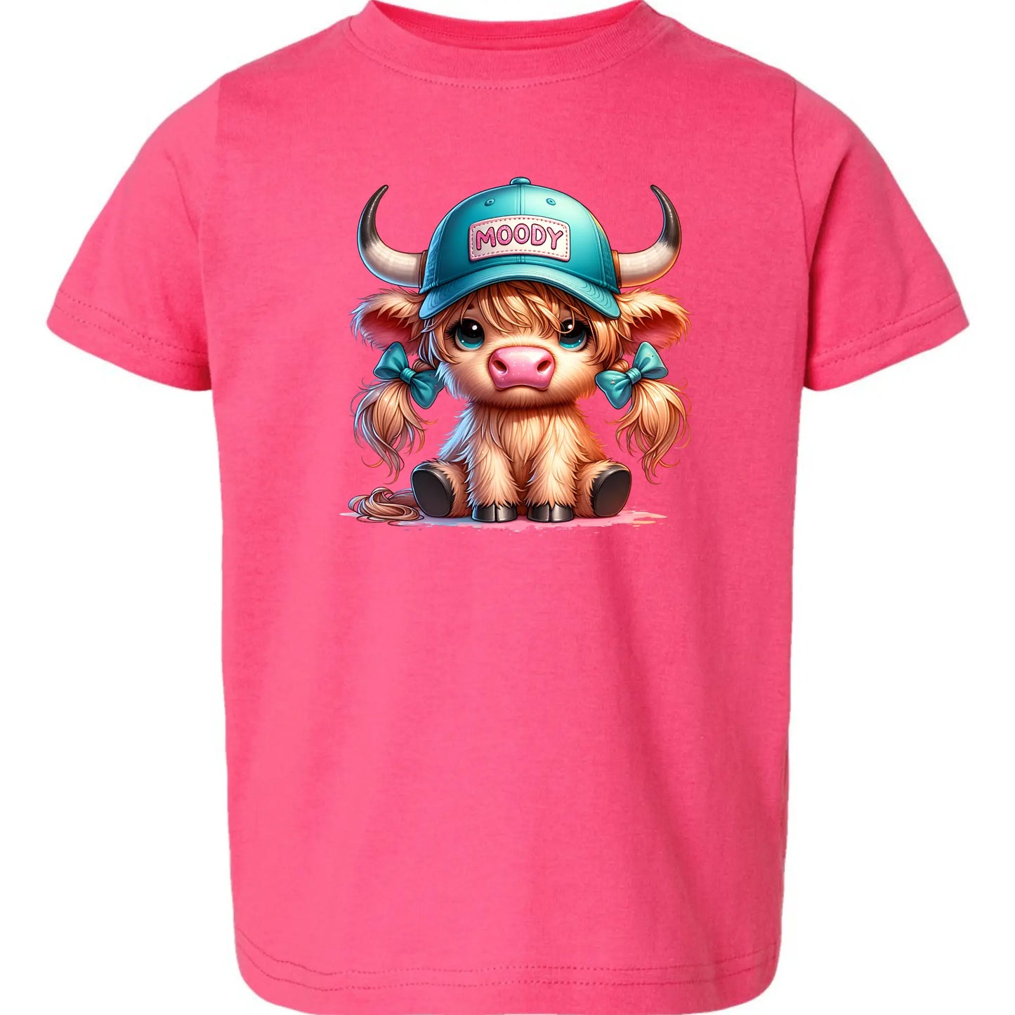 Moody Highland Cow Tee Twice the Charm Boutique