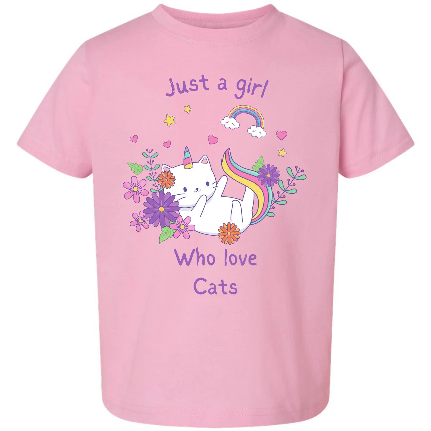 Just a Girl Who Loves Cats Tee My Store
