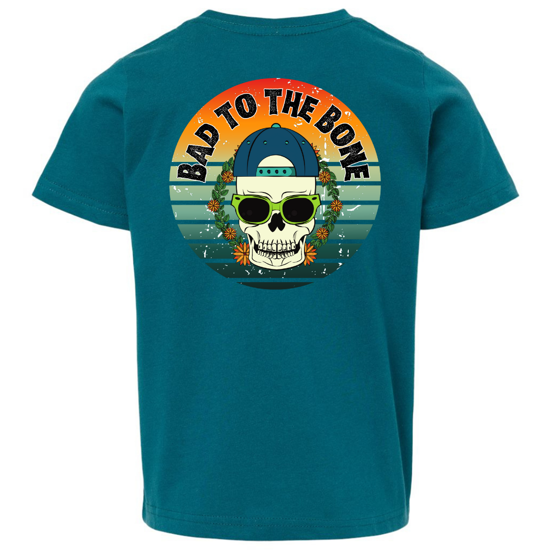 Bad to the Bone Kids Tee (Back Design)
