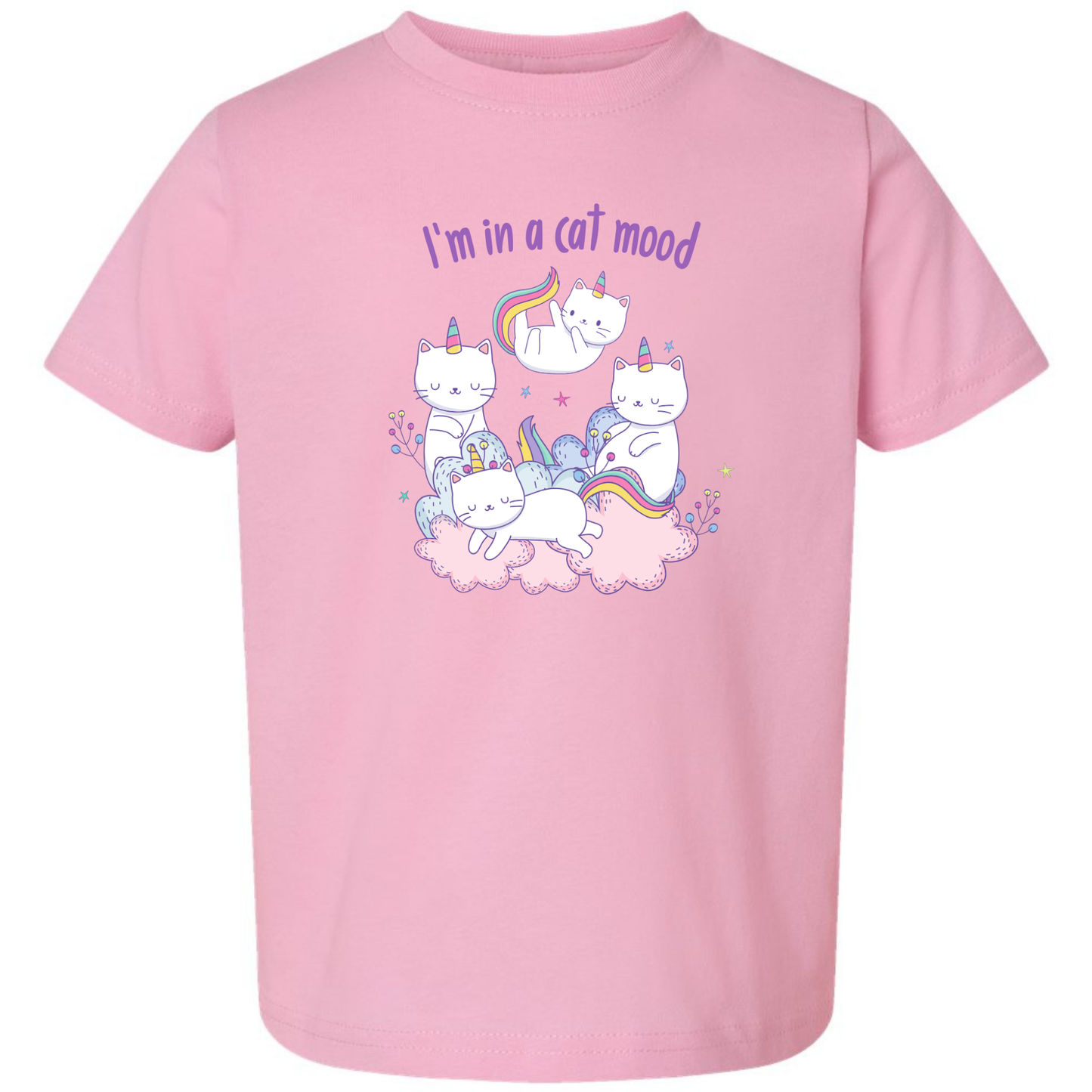“I’m In a Cat Mood” Kids Graphic Tee