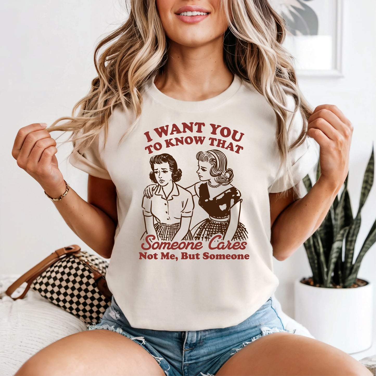 “Someone Cares… Not Me” Retro Sarcastic Tee My Store