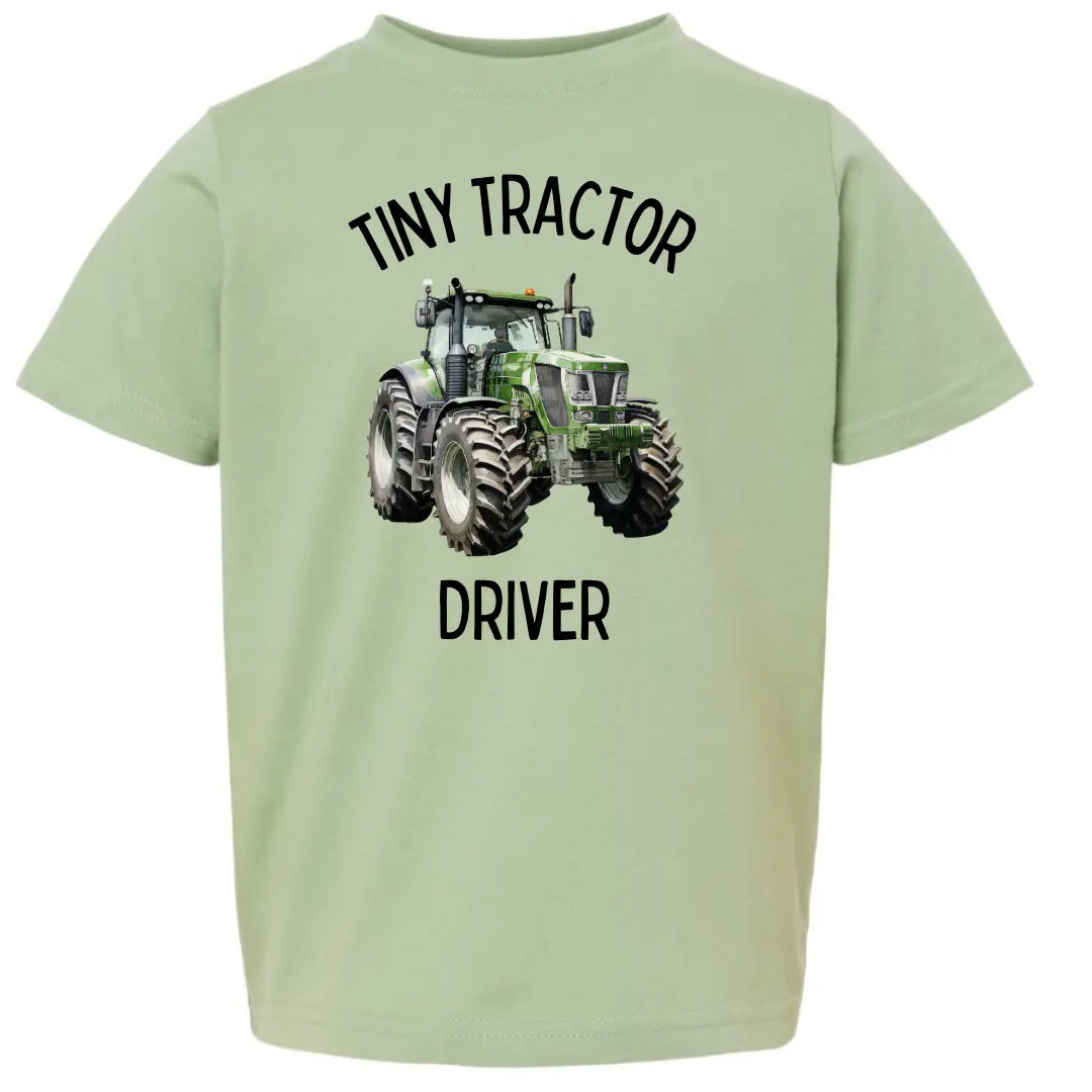 Tiny Tractor Driver Kids Tee My Store