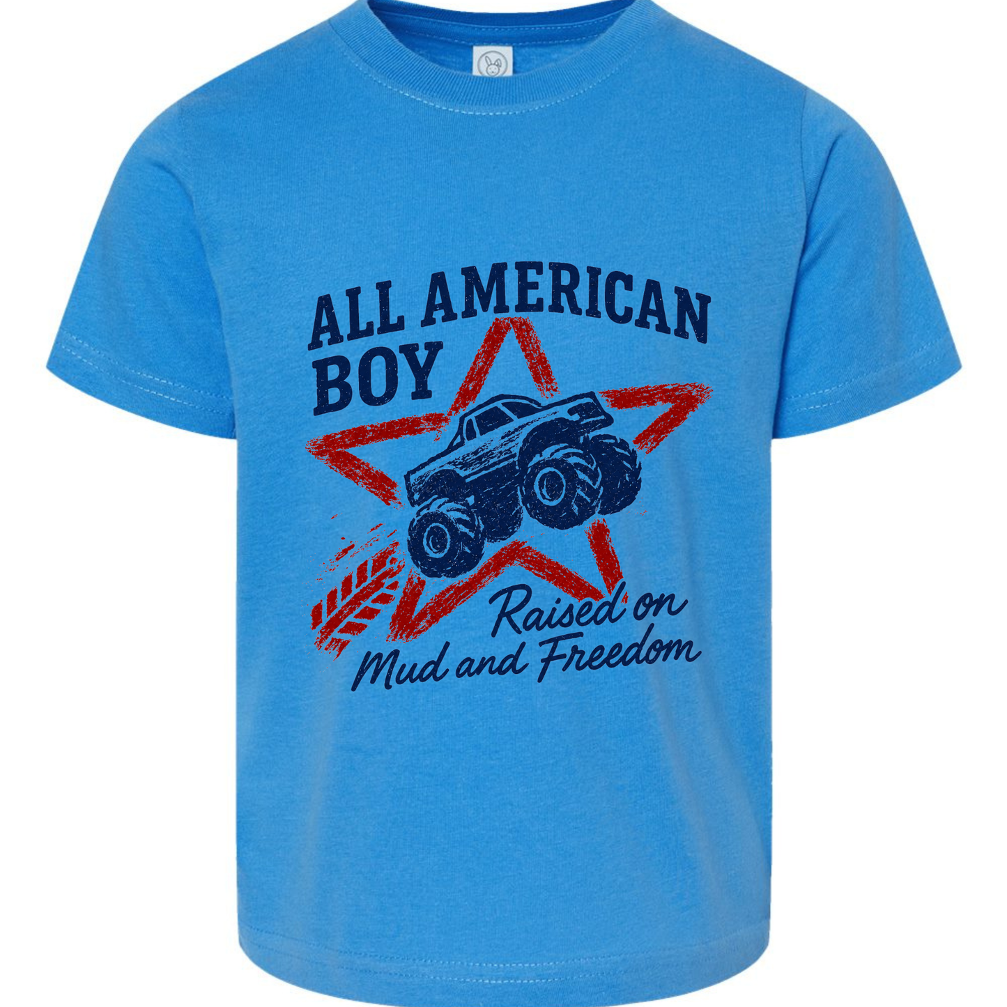 All American Boy Monster Truck Shirt Twice the Charm Boutique