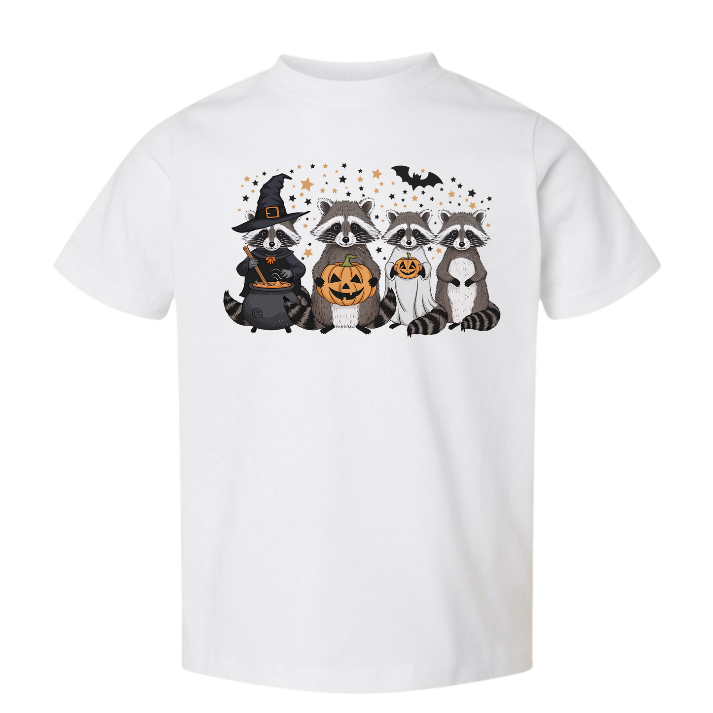 “Spooky Raccoons” Kids Halloween Tee – Cute Trick-or-Treat Shirt