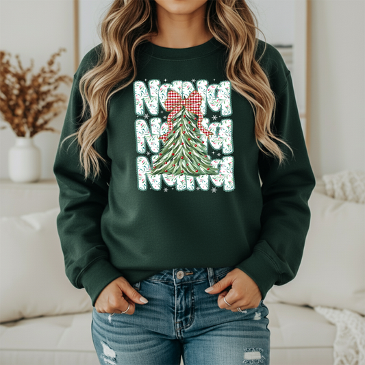 Christmas Nana Gildan Sweatshirt – Festive Grandmother Holiday Crewneck