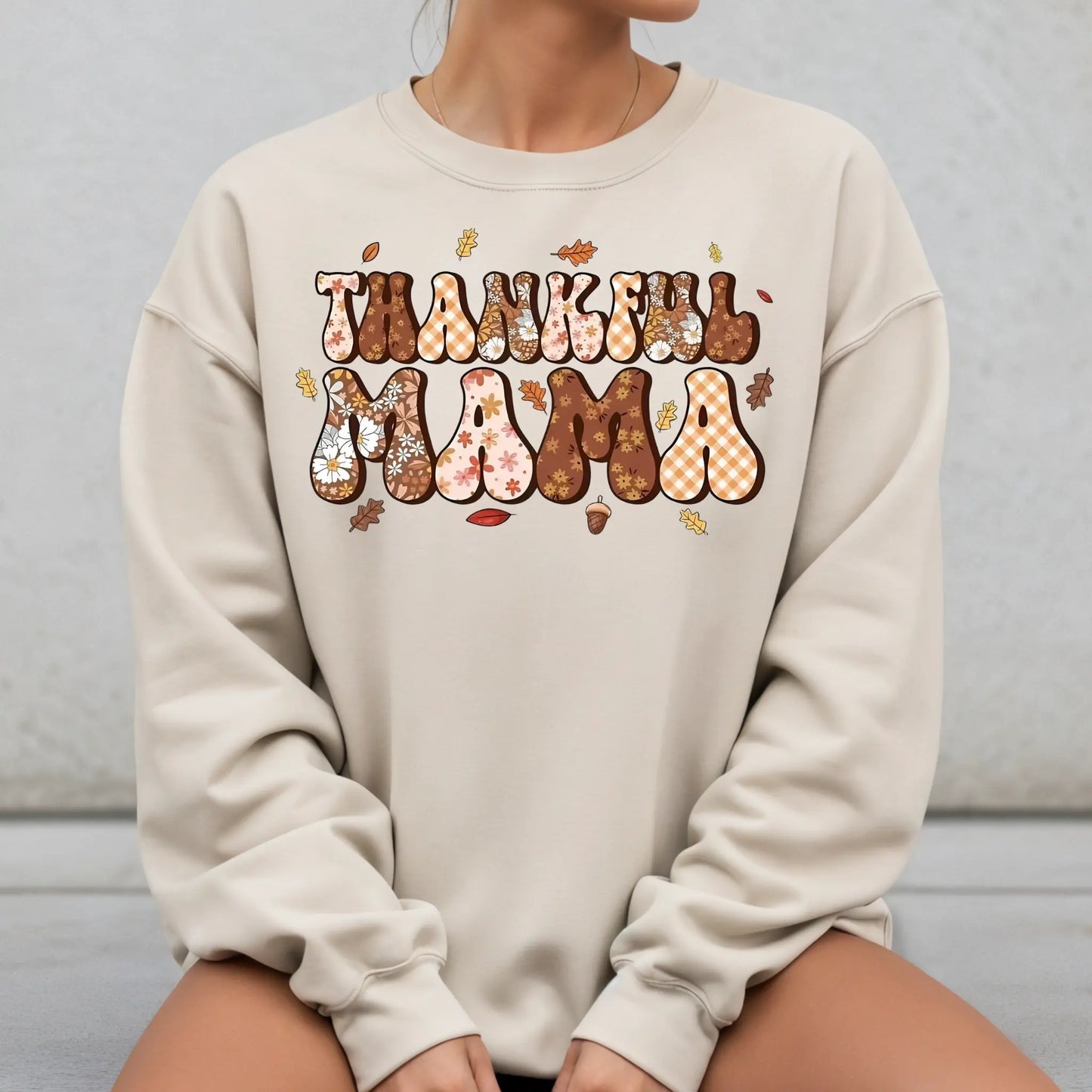 “Thankful Mama” Sweatshirt Twice the Charm Boutique