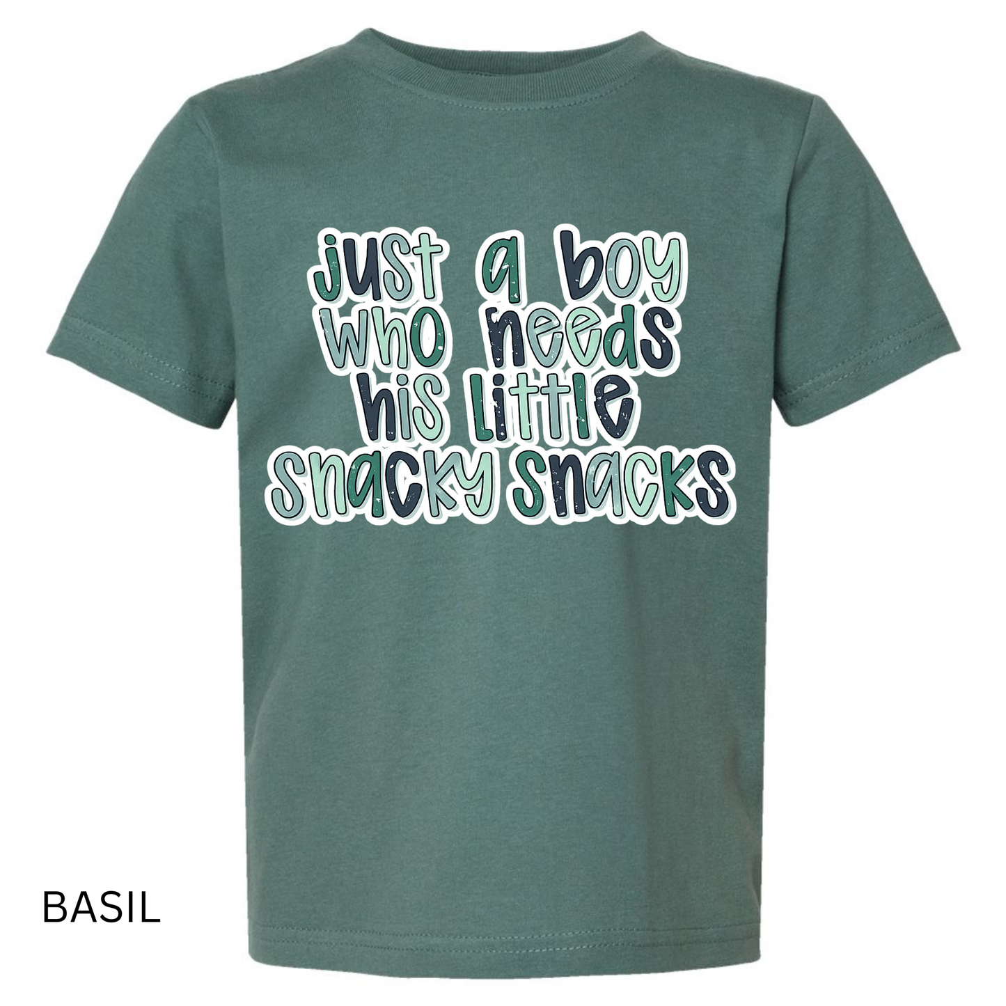 Snacky Snacks Kids Shirt – Funny Toddler Boy Tee Twice the Charm Boutique