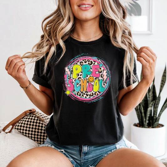 Preschool Leopard Graphic Tee