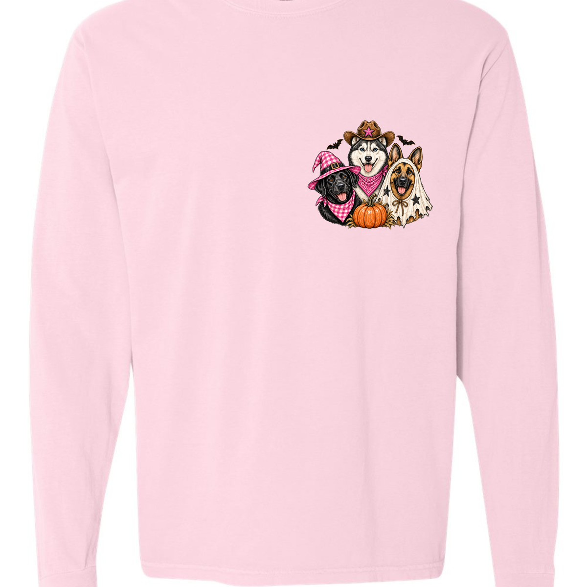 Southern Spooky Comfort Colors Long Sleeve Tee
