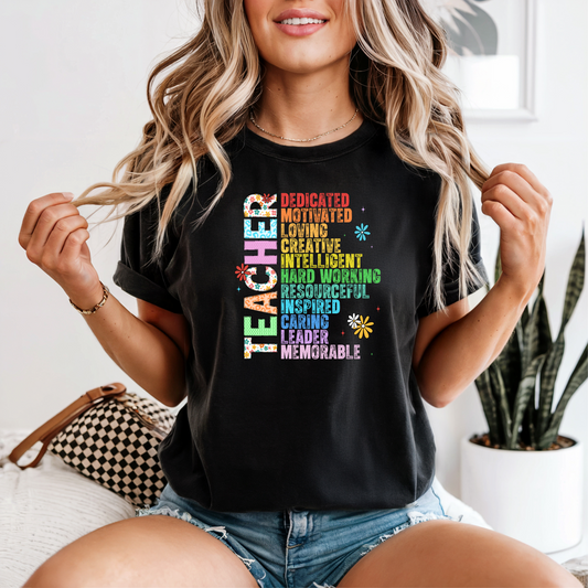 Rainbow TEACHER Tee