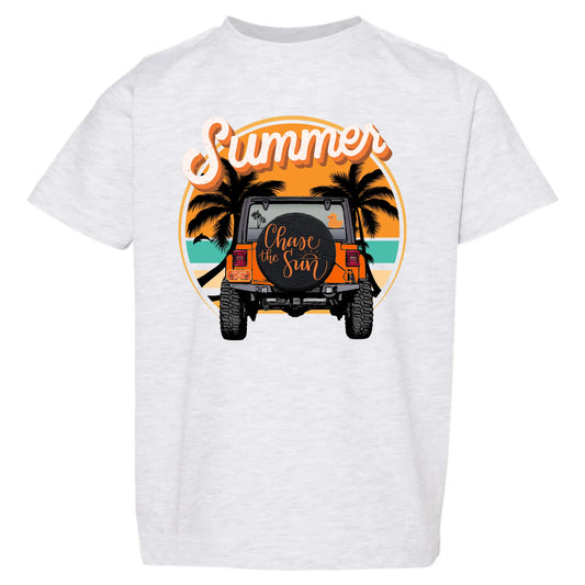 Chase the Sun Summer Jeep Tee My Store