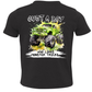 Just a Boy Who Loves Monster Trucks Kids Tee (Back Design)