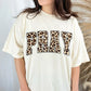 Leopard Print PRAY Short sleeve Tee Twice the Charm Boutique