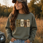 HUNT Patchwork Graphic Sweatshirt Twice the Charm Boutique
