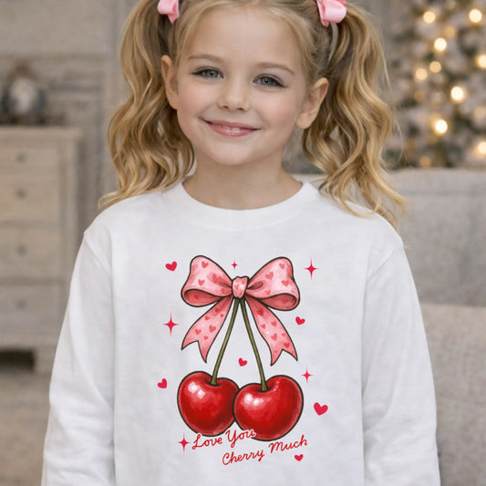 Kids Cherry Valentine Graphic Twice the Charm Boutique
