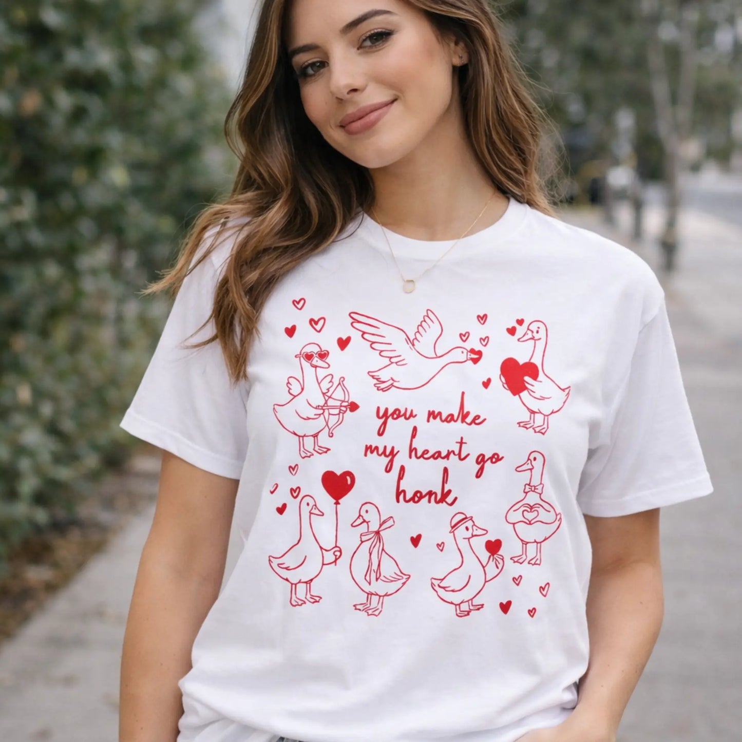 You Make My Heart Go Honk Valentine Graphic Twice the Charm Boutique