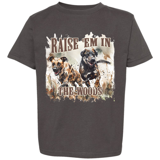 Raise ’Em in the Woods Kids Graphic Tee Twice the Charm Boutique