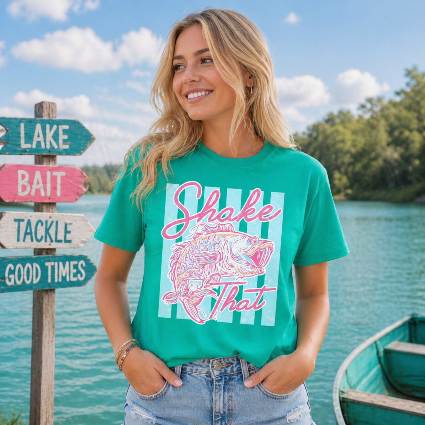 Shake That Bass Graphic Tee Twice the Charm Boutique