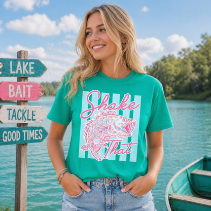 Shake That Bass Graphic Tee Twice the Charm Boutique