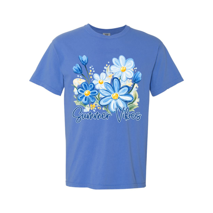 Summer Vibes Floral Graphic Tee Twice the Charm Boutique