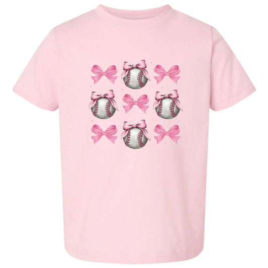 Bows & Baseballs Tee My Store