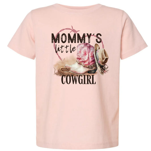 Mommy’s Little Cowgirl Kids Graphic Tee My Store