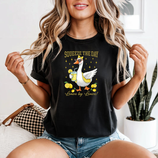 Squeeze the Day Duck Tee My Store