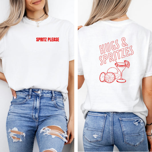 Spritz Please / Hugs & Spritzes Tee My Store