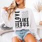 Love Like Jesus John 13:34 Tee Twice the Charm Boutique