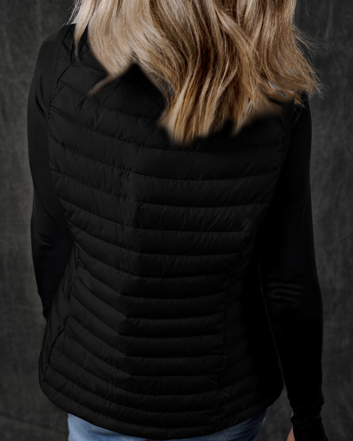 Cozy Everyday Quilted Puffer Vest – Black