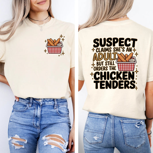 Chicken Tenders Adult Tee My Store