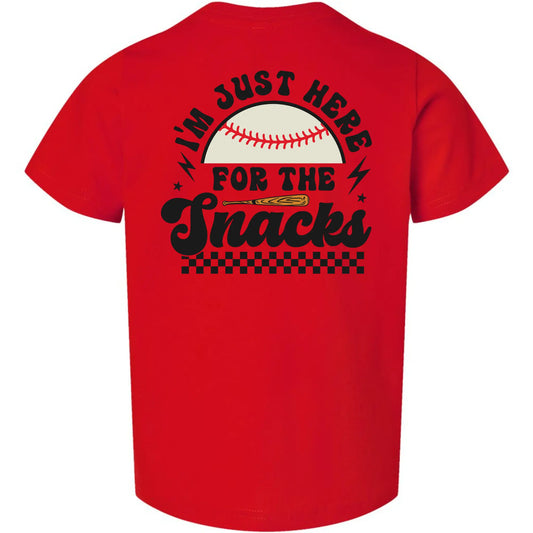 I’m Just Here for the Snacks Tee My Store