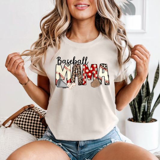 “Ballpark Babe” Baseball MAMA Tee