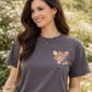Praying Mama Raising Warriors Leopard Graphic Tee | Comfort Colors Pepper Mom Shirt Twice the Charm Boutique