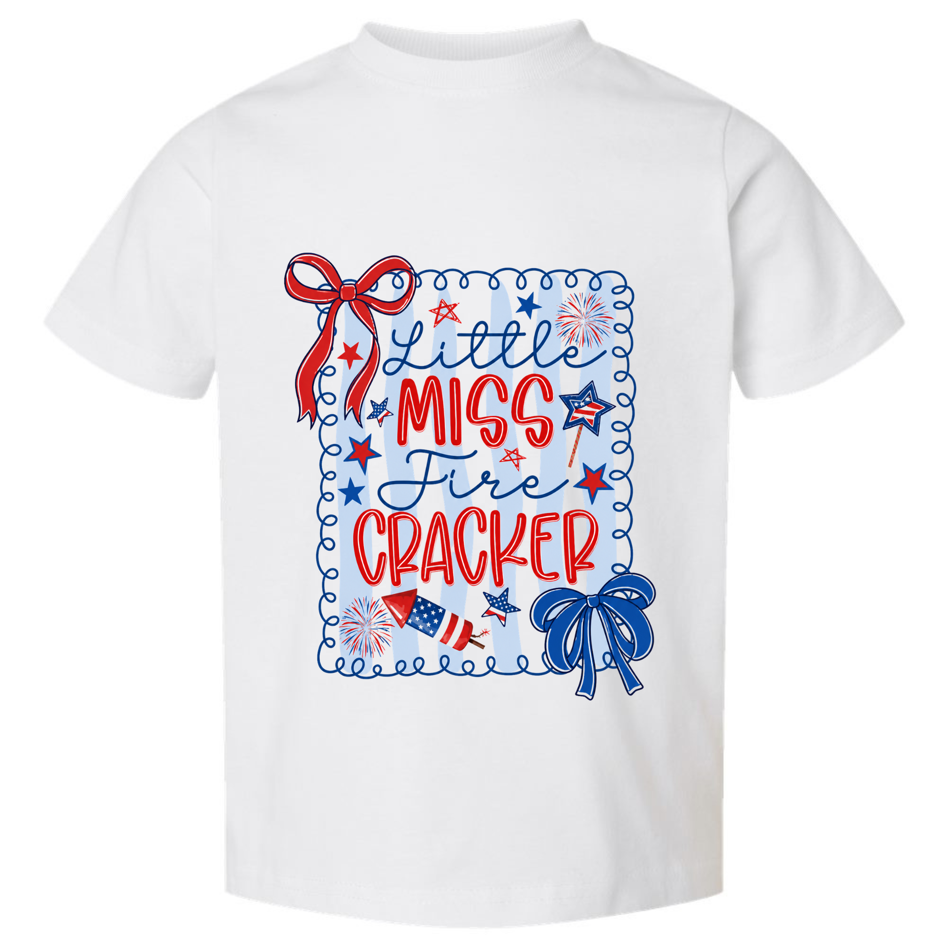 Little Miss Firecracker Kids Shirt Twice the Charm Boutique
