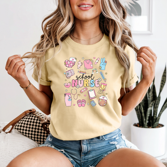 School Nurse Graphic Tee