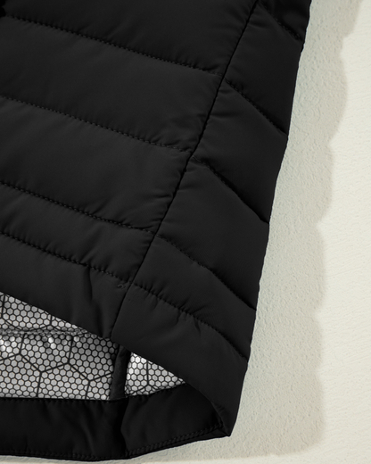 Cozy Everyday Quilted Puffer Vest – Black